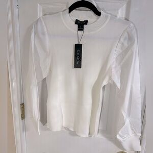 Garcia sweater with blouse sleeves Sz M